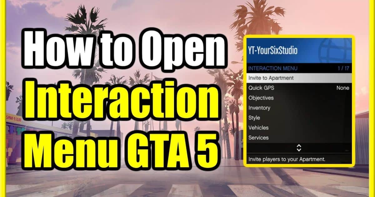 How To Pull Up Interaction Menu In Gta 5 Ps4?