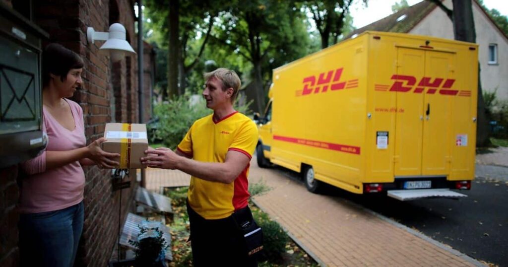 DHL Text Delivery Without Signature
